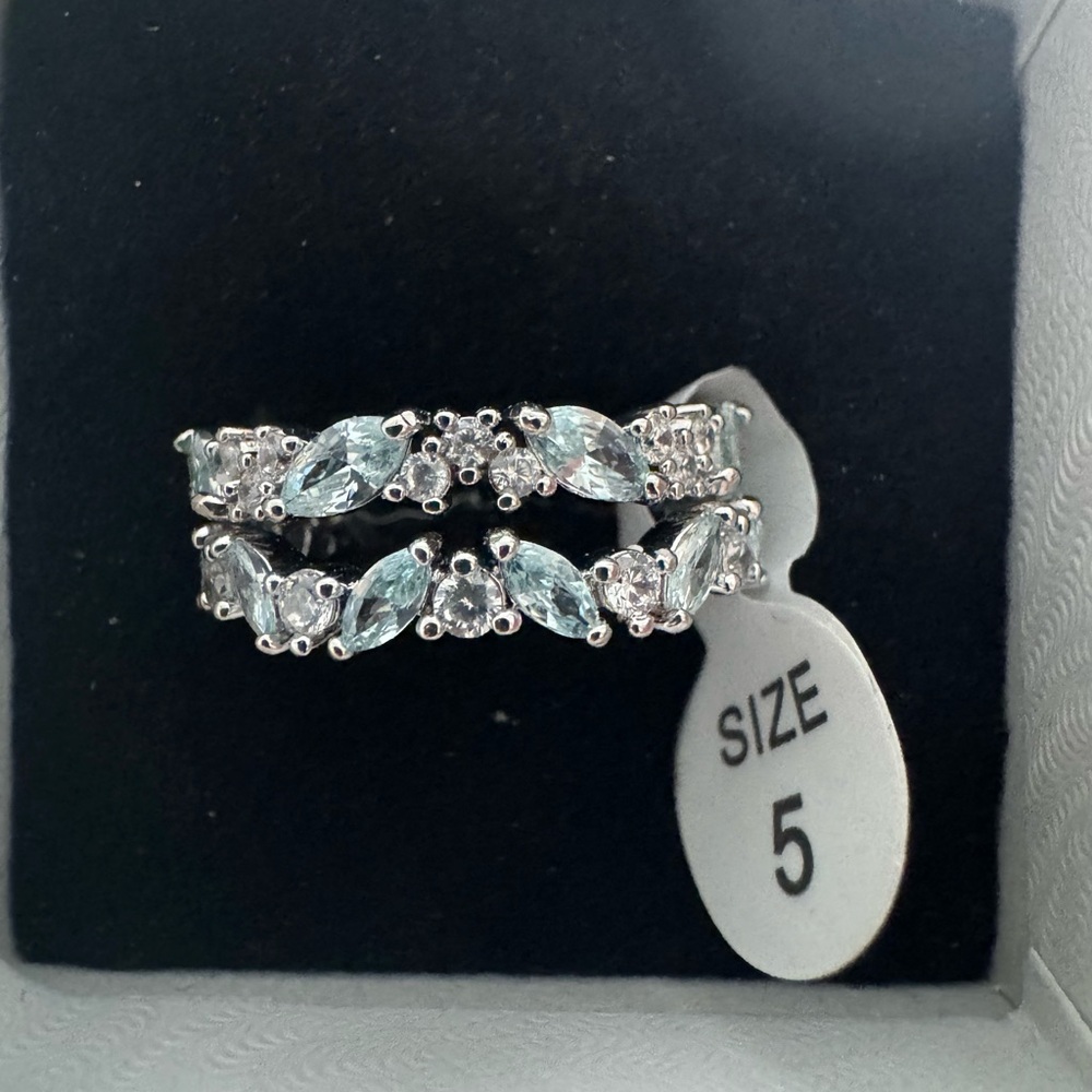 Bomb Party March 2025 Size 5 Aquamarine Ring New in Bag 
She Loves The Delicate